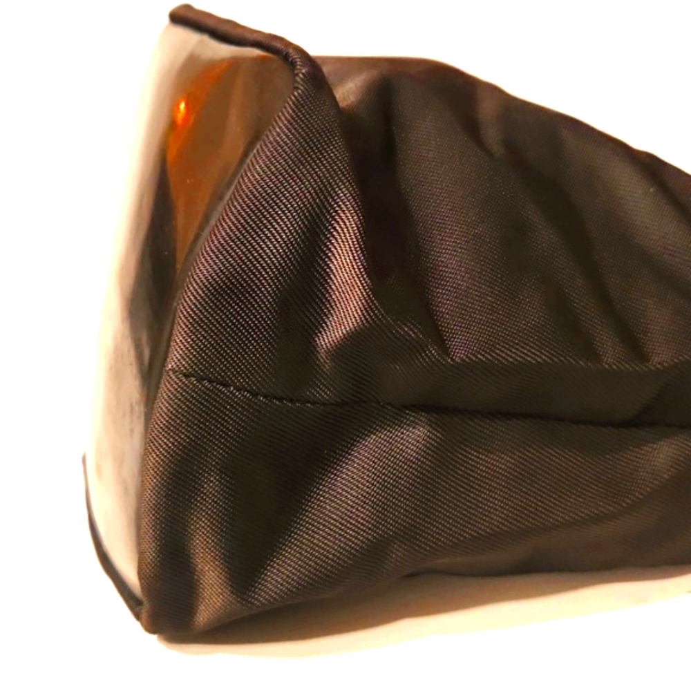 Gucci Tom Ford Made in Italy Dark Brown Nylon Bamboo Shoulder Bag Purse EUC! - Picture 11 of 15